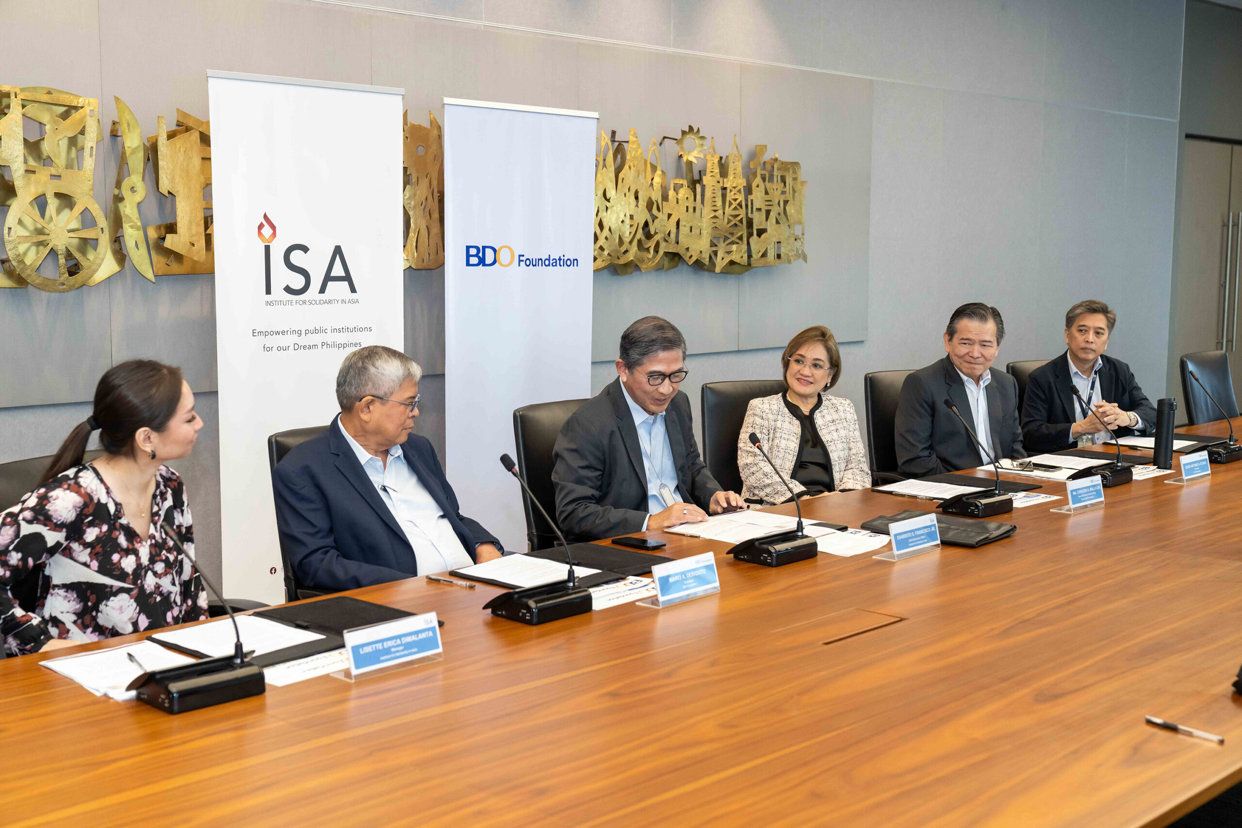 BDO Foundation and Institute for Solidarity in Asia forge partnership